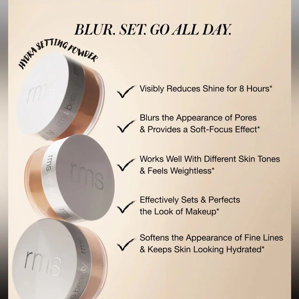RMS beauty Hydra Setting Powder- Light